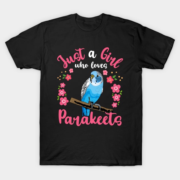 Parakeet Budgie Birds Parakeet Lover T-Shirt by CreativeGiftShop